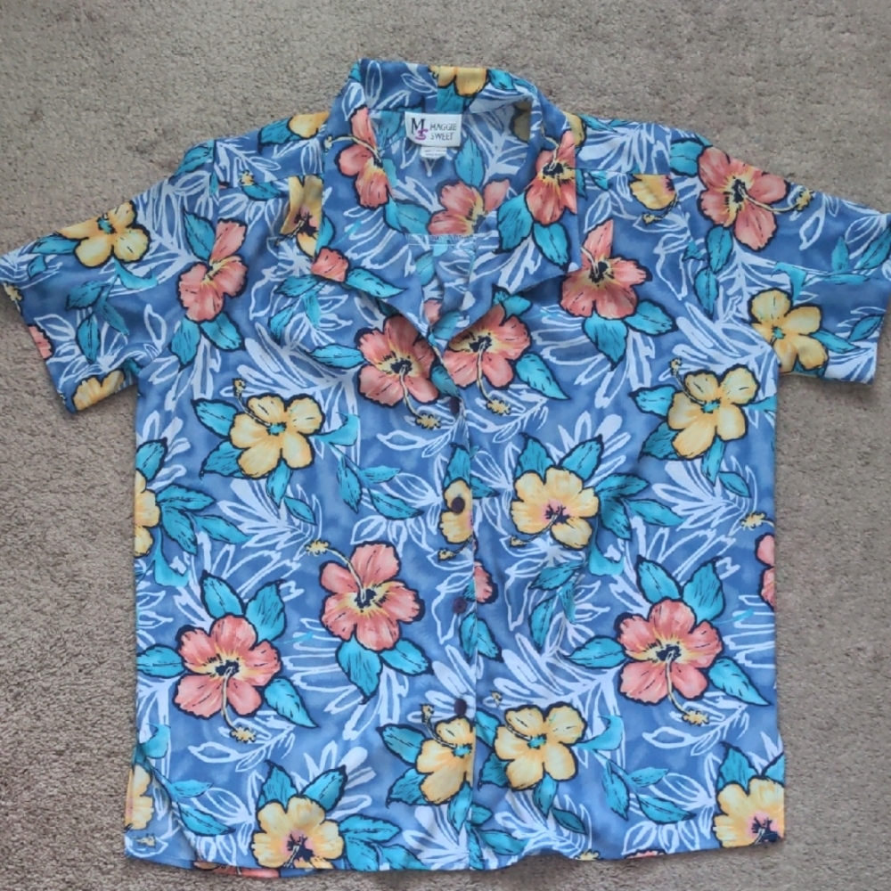 Vintage Women's Hawaiian Shirt